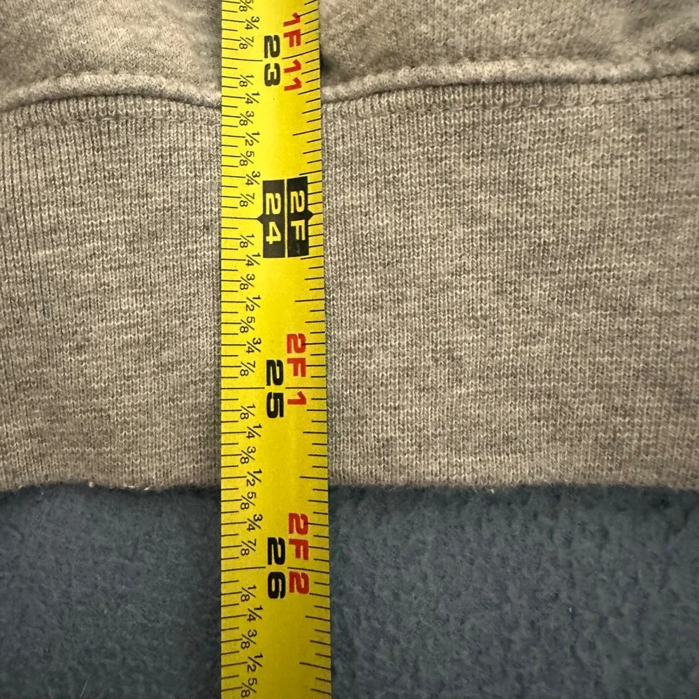 Nike Mens Gray Arched Logo Fleece Pullover Hoodie Sweatshirt Medium F20307STY